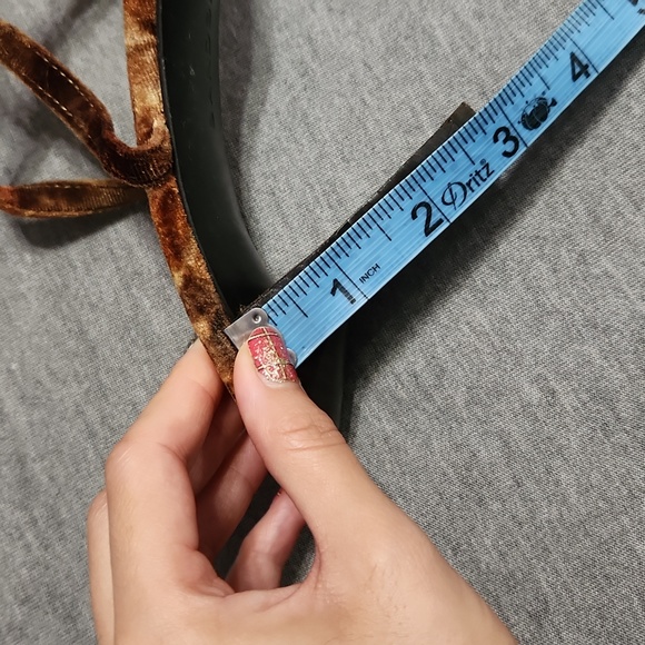 Bandolino Golden Velvet Strappy Heels - Picture 11 of 16